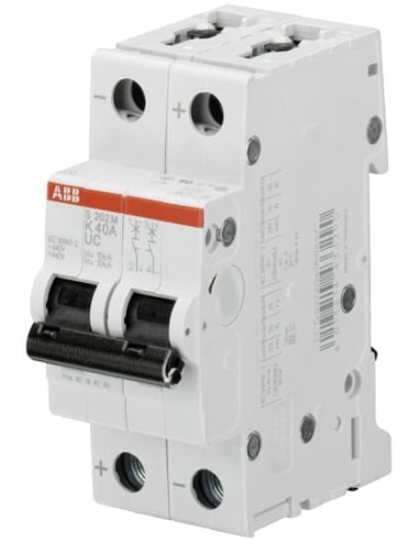 S202M-K35UC wyłącznik nadmiarowo-prądowy  2P  char. K  35A  10kA  AC DC
