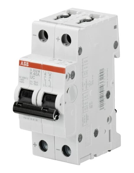 S202M-K35UC wyłącznik nadmiarowo-prądowy  2P  char. K  35A  10kA  AC DC