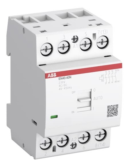 Stycznik EN40-20N-06 40A (AC-1 AC-7a) 22A (AC-3) 230V AC DC 2NO
