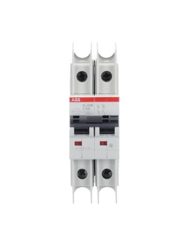 SU202M-C6 wyłącznik nadmiarowo-prądowy  2P  char. C  6A  10kA  AC