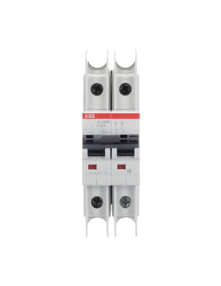 SU202M-K5 wyłącznik nadmiarowo-prądowy  2P  char. K  5A  10kA  AC