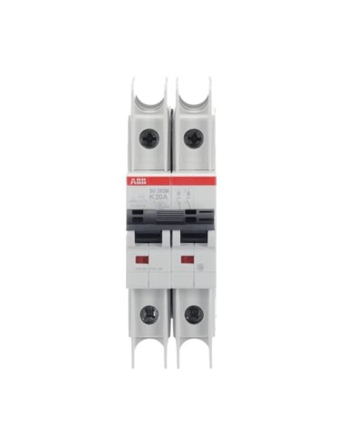SU202M-K20 wyłącznik nadmiarowo-prądowy  2P  char. K  20A  10kA  AC