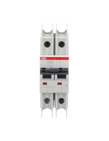 SU202M-Z25 wyłącznik nadmiarowo-prądowy  2P  char. Z  25A  10kA  AC