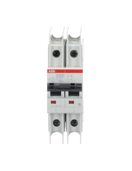 SU202M-K32 wyłącznik nadmiarowo-prądowy  2P  char. K  32A  10kA  AC