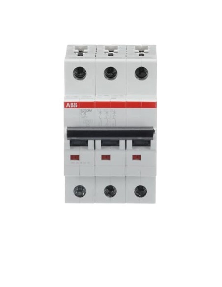 S203M-C6 wyłącznik nadmiarowo-prądowy  3P  char. C  6A  10kA  AC