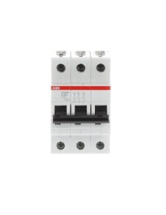 S203M-D50 wyłącznik nadmiarowo-prądowy  3P  char. D  50A  10kA  AC