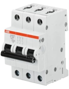 S203M-C1.6 wyłącznik nadmiarowo-prądowy  3P  char. C  1.6A  10kA  AC
