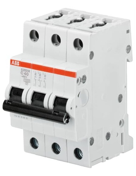 S203M-C0.5 wyłącznik nadmiarowo-prądowy  3P  char. C  0.5A  10kA  AC