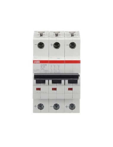 S203M-B10UC wyłącznik nadmiarowo-prądowy  3P  char. B  10A  10kA  AC DC