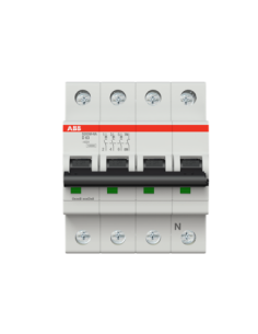 S203M-D63NA wyłącznik nadmiarowo-prądowy  3P+N  char. D  63A  10kA  AC