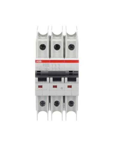 SU203M-K0.5 wyłącznik nadmiarowo-prądowy  3P  char. K  0.5A  10kA  AC