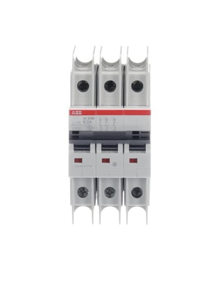 SU203M-K2 wyłącznik nadmiarowo-prądowy  3P  char. K  2A  10kA  AC