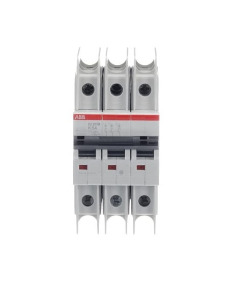SU203M-K5 wyłącznik nadmiarowo-prądowy  3P  char. K  5A  10kA  AC