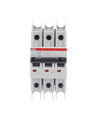SU203M-Z15 wyłącznik nadmiarowo-prądowy  3P  char. Z  15A  10kA  AC