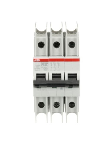 SU203M-Z63 wyłącznik nadmiarowo-prądowy  3P  char. Z  63A  10kA  AC