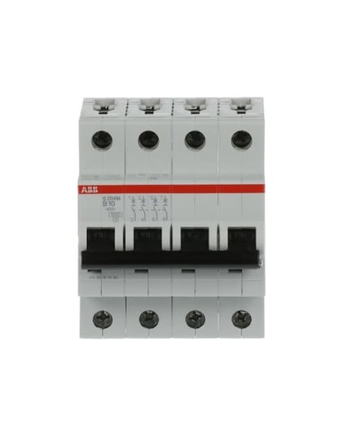 S204M-B10 wyłącznik nadmiarowo-prądowy  4P  char. B  10A  10kA  AC
