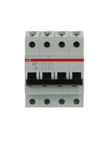 S204M-B16 wyłącznik nadmiarowo-prądowy  4P  char. B  16A  10kA  AC