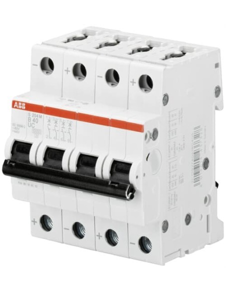 S204M-C16UC wyłącznik nadmiarowo-prądowy  4P  char. C  16A  10kA  AC DC