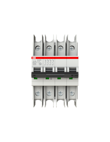 SU204M-C2 wyłącznik nadmiarowo-prądowy  4P  char. C  2A  10kA  AC