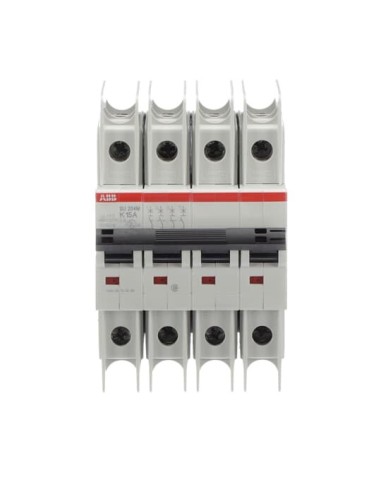 SU204M-K15 wyłącznik nadmiarowo-prądowy  4P  char. K  15A  10kA  AC