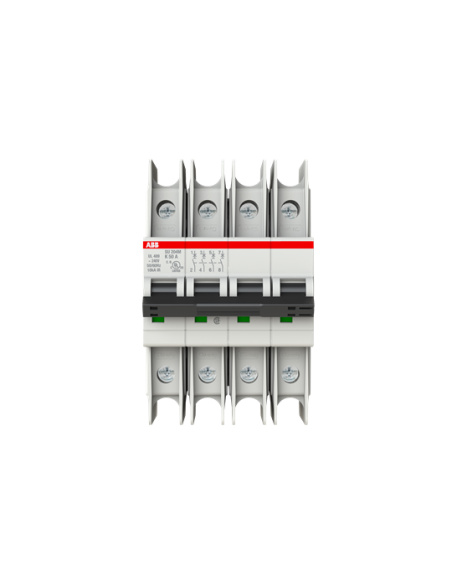 SU204M-K50 wyłącznik nadmiarowo-prądowy  4P  char. K  50A  10kA  AC