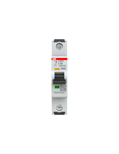 S301P-C40 wyłącznik nadmiarowo-prądowy  1P  char. C  40A  20kA  AC