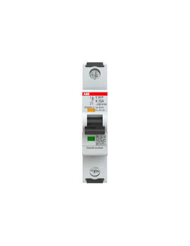S301P-K25 wyłącznik nadmiarowo-prądowy  1P  char. K  25A  25kA  AC