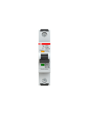 S301P-K50 wyłącznik nadmiarowo-prądowy  1P  char. K  50A  15kA  AC