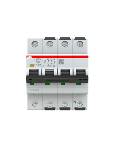 S303P-K4NA wyłącznik nadmiarowo-prądowy  3P+N  char. K  4A  25kA  AC