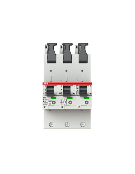 S751 3-E35 wyłącznik nadmiarowo-prądowy  3Px1  char. E selektywna  35A  25kA  AC