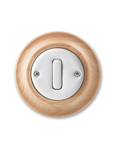 3559K-C06345 50^WYŁĄCZNIK SCHODOWY BEZŚRUBOWE PODŁĄCZANIE PRZEWODÓW BEZŚRUBOWE PODŁĄCZANIE PRZEWODÓW-DECENTO-BIAŁY BUK NATURALNY