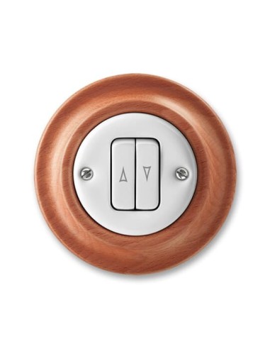 3559K-C88345 52^PRZYCISK ZWIERNY ŻALUZJOWY BEZŚRUBOWE PODŁĄCZANIE PRZEWODÓW BEZŚRUBOWE PODŁĄCZANIE PRZEWODÓW-DECENTO-BIAŁY CZERE