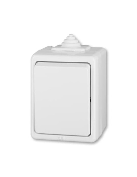 3553-07929 B^WYŁĄCZNIK KRZYŻOWY IP44 -CLASSIC-BIAŁY