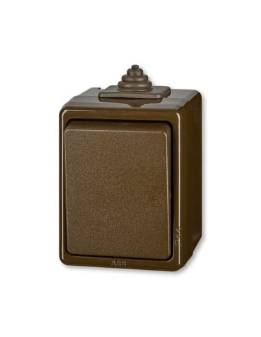 3553-07929 H^WYŁĄCZNIK KRZYŻOWY IP44 DO MONTAŻU NATYNKOWEGO-CLASSIC-BRĄZOWY