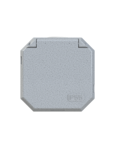 5518-3750  gniazdo Schuko pojedyncze n t IP55  Garant szary