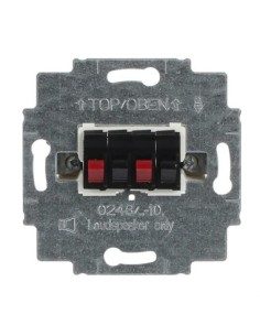 0248 05-101^GNIAZDO GŁOŚNIKOWE STEREO CZARNY