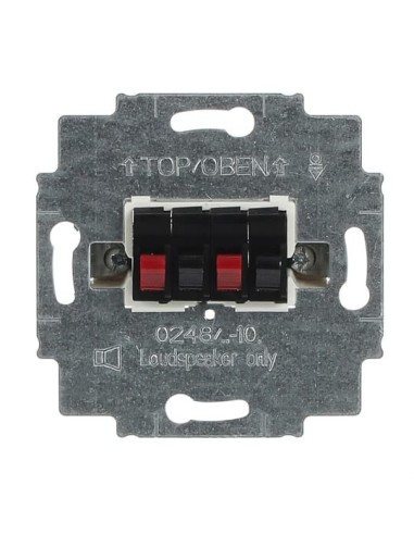 0248 05-101^GNIAZDO GŁOŚNIKOWE STEREO CZARNY