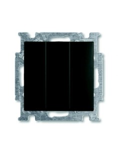 106 3 1 UC-95-507^WYŁĄCZNIK Z KLAWISZEM POTRÓJNY 1-POLOWY  Basic55 czarny château