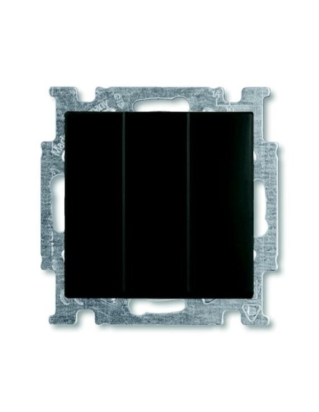 106 3 1 UC-95-507^WYŁĄCZNIK Z KLAWISZEM POTRÓJNY 1-POLOWY  Basic55 czarny château
