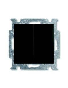 2006 5 UCGL-95-507^WYŁĄCZNIK Z KLAWISZEM ŚWIECZNIKOWY Z LAMPKĄ NEONOWĄ.  Basic55 czarny château