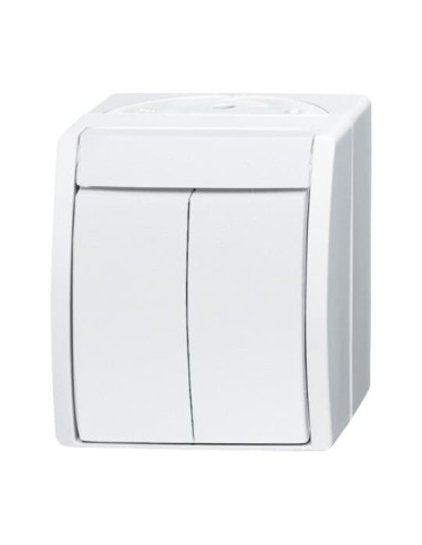 2601 5 W-54^WYŁĄCZNIK KOŁYSKOWY ŚWIECZNIKOWY STOPIEŃ OCHRONY: IP44 -OCEAN-BIAŁY ALPEJSKI