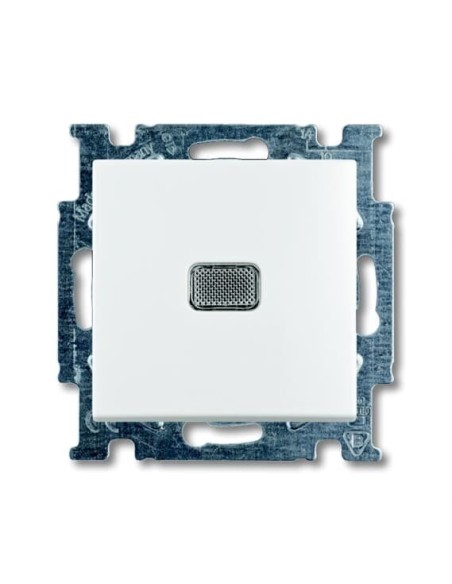 2026 UCN-94-507^PRZYCISK Z OPISEM I SYMBOLEM NEUTRALNYM 1-BIEGUNOWY ZWIERNY Z ZACISKIEM N.  Basic55 biały alpejski