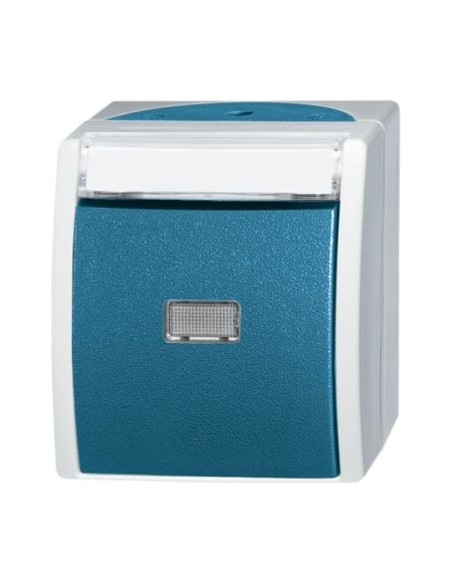 2621 WN-53-201^PRZYCISK KOŁYSKOWY ZWIERNY 1-BIEGUNOWY Z ZACISKIEM N. Z DWOMA NIEZALEŻNYMI STYKAMI SYGNALIZACYJNYMI. Z POLEM OPI