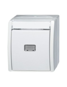 2621 WN-54-201^PRZYCISK KOŁYSKOWY ZWIERNY 1-BIEGUNOWY Z ZACISKIEM N. Z DWOMA NIEZALEŻNYMI STYKAMI SYGNALIZACYJNYMI. Z POLEM OPI