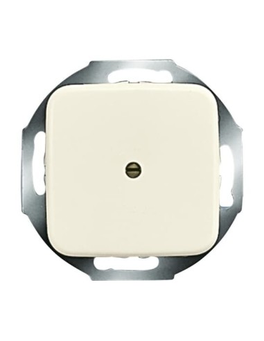 2527-212^POKRYWA Z PIERŚCIENIEM NOŚNYM DO WYPROWADZENIA PRZEWODÓW. -BUSCH-DURO-KOŚĆ SŁONIOWA