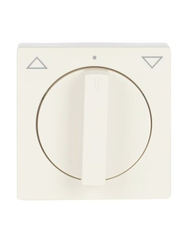 1740-82^POKRYWA Z POKRĘTŁEM I NADRUKIEM DO WYŁĄCZNIKA PRZYCISKU ŻALUZJOWEGO. -CARATSOLOFUTURE-KOŚĆ SŁONIOWA