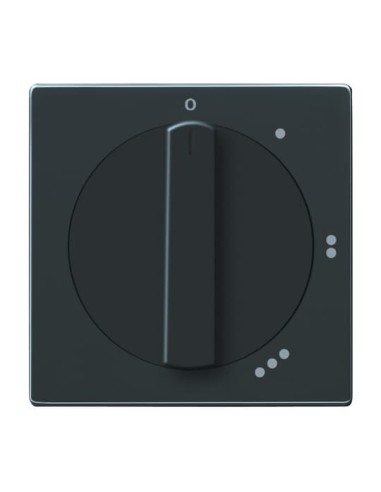 2542 DR 01-81^POKRYWA Z POKRĘTŁEM I NADRUKIEM DO TRZYSTOPNIOWEGO WYŁĄCZNIKA OBROTOWEGO. Z POŁOŻENIEM ZEROWYM. DO MECHANIZMU 2710