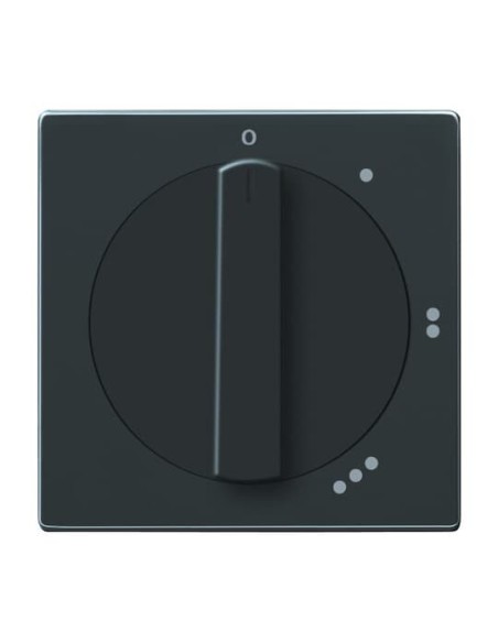 2542 DR 01-81^POKRYWA Z POKRĘTŁEM I NADRUKIEM DO TRZYSTOPNIOWEGO WYŁĄCZNIKA OBROTOWEGO. Z POŁOŻENIEM ZEROWYM. DO MECHANIZMU 2710