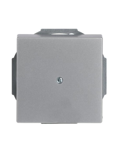 1749-83^POKRYWA Z PIERŚCIENIEM NOŚNYM DO WYPROWADZENIA PRZEWODÓW. -FUTURE-ALUMINIOWO SREBRNY