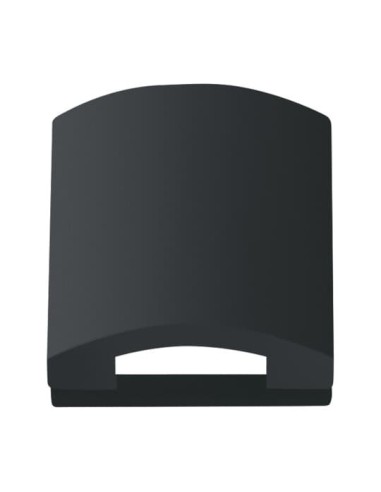 1746-885^POKRYWAYWA Z KLAPKĄ DO OSPRZĘTU TELEINFORMATYCZNEGO. Z POKRYWAYWĄ 50 X 50 MM -FUTURE-CZARNY MATOWY